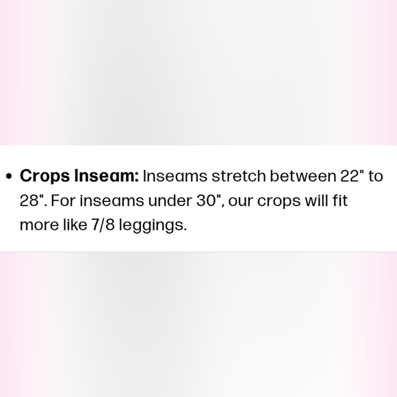 POPfit Cropped Leggings • Pink, White, Black - Picture 8 of 8